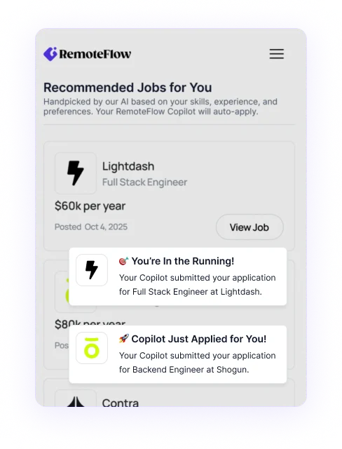 Get notified about matches
